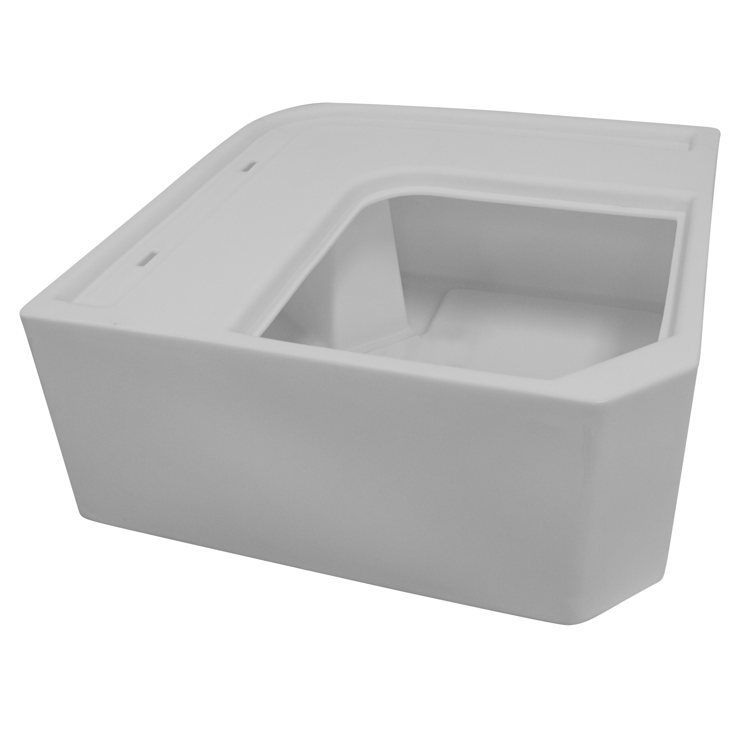 Wise 8WD133-1B-204 DLX Series Pontoon Corner Section – Base Only – White